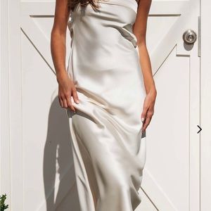 Champagne strapless Toperth Boutique Dress